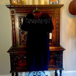 Navy Maggy London Wedding Guest Dress Size 10.
